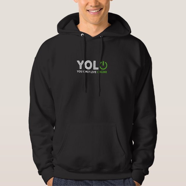 Programmer Software Engineer Coder You Only Live O Hoodie (Front)