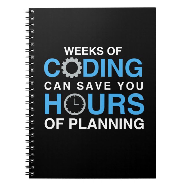 Programmer Weeks Of Coding Notebook (Front)
