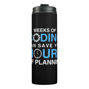 Programmer Weeks Of Coding Thermal Tumbler