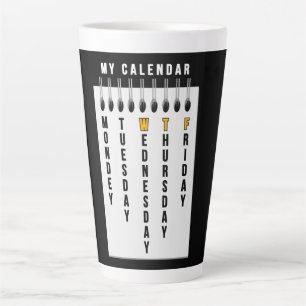 Programmers Calendar Latte Mug