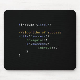 Programmers Computer Science Meme Coding Humour Mouse Mat
