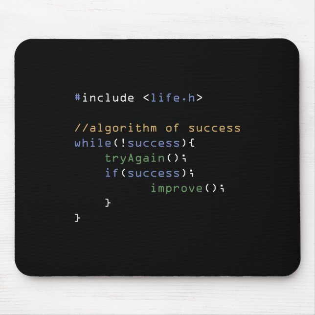 Programmers Computer Science Meme Coding Humour  Mouse Mat (Front)