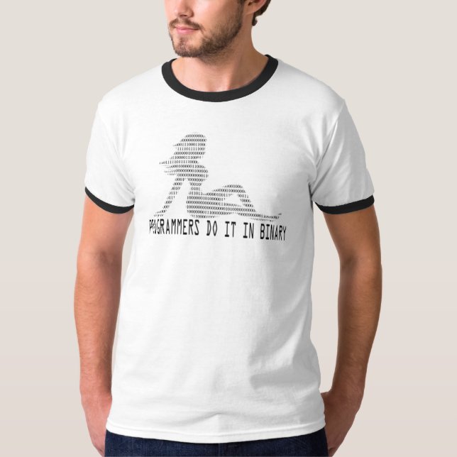 Programmers do it Binary T-Shirt (Front)