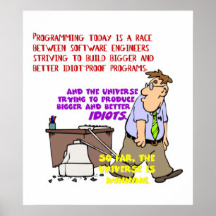 Programmers versus the Universe (1) Poster