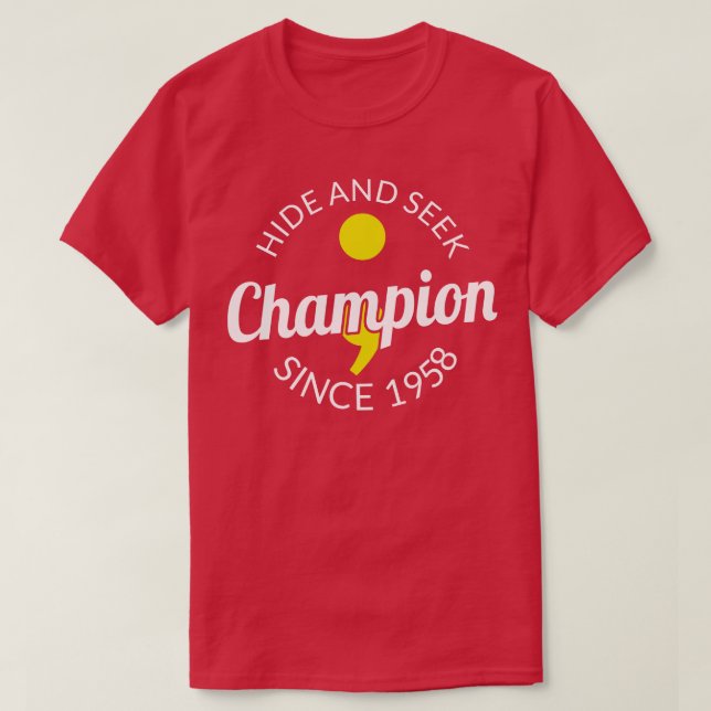 Programming Joke Hide And Seek Champion II T-Shirt (Design Front)