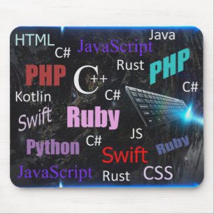 Programming languages mouse mat