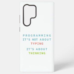 Programming Thinking Logic Code Developer Quote Samsung Galaxy Case