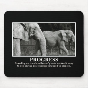 Progress by Standing on the Shoulders of Giants Mouse Mat
