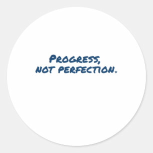 Progress classic round sticker