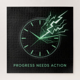 Progress Needs Action Jigsaw Puzzle