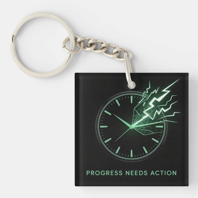 Progress Needs Action Key Ring (Front)