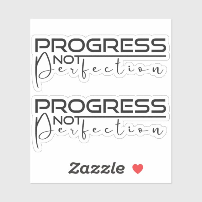 Progress Not Perfection  (Sheet)