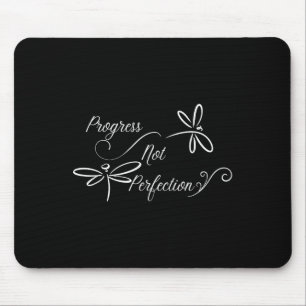 Progress Not Perfection Motivational Design Mouse Mat