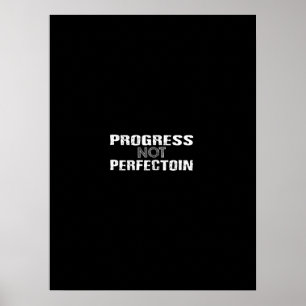 progress not perfection poster