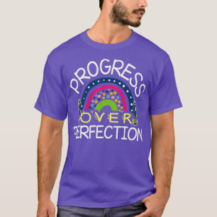 Progress Over Motivational Teacher  (124)  T-Shirt