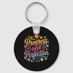Progress Over Perfection Back To School Teachers E Key Ring