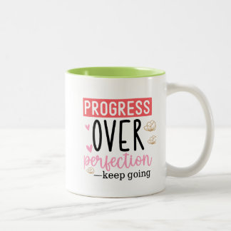 Progress Over Perfection Coffee Mug