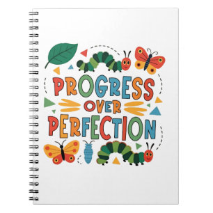 Progress Over Perfection Kndergarten Bugs Notebook