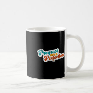 Progress Over Perfection Mental Health Awareness Coffee Mug