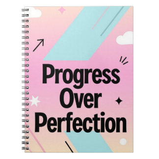 Progress Over Perfection – Motivational Journal