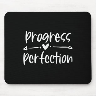 Progress Over Perfection Motivational Mouse Mat
