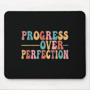 Progress Over Perfection Motivational Teacher For Mouse Mat