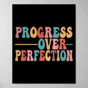 Progress Over Perfection Motivational Teacher For Poster