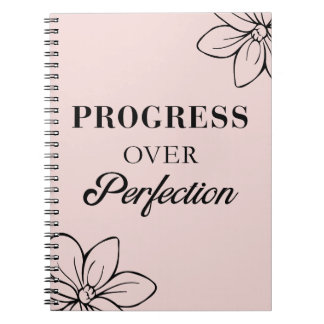 Progress Over Perfection Notebook