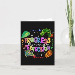 Progress Over Perfection Teacher Back To School Card