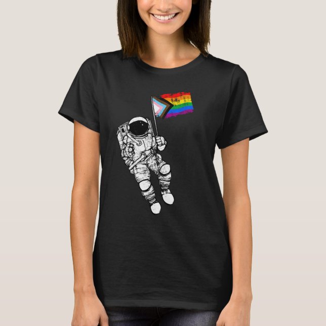 Progress Pride Astronaut T-Shirt (Front)