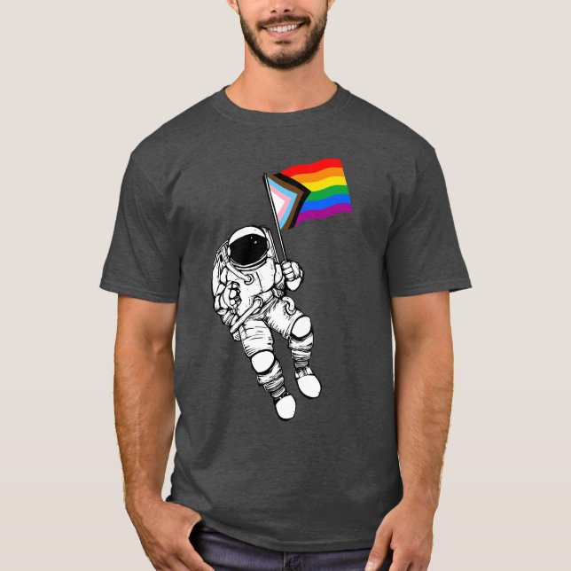 Progress Pride Astronaut T-Shirt (Front)
