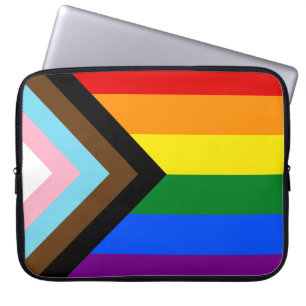 Progress Pride Flag Laptop Sleeve