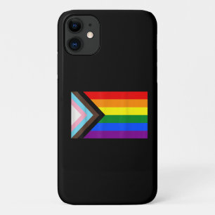 Progress Pride Flag LGBT T-Shirt iPhone 11 Case