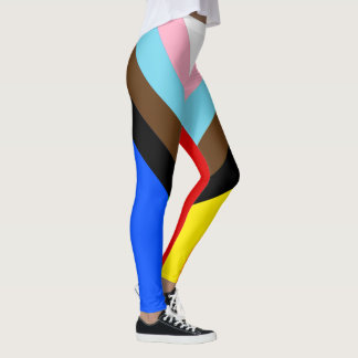 Progress Pride Flag LGBTQ+ Leggings