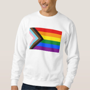 Progress Pride Flag LGBTQ+ Sweatshirt