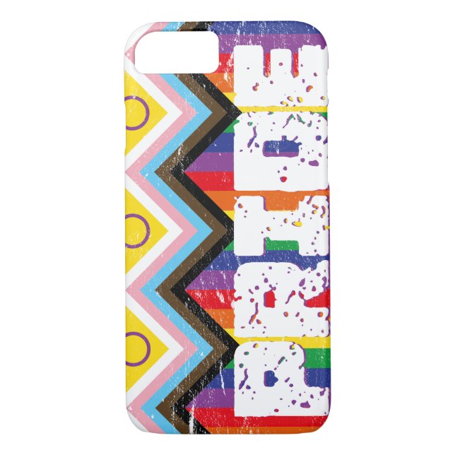 Progress Pride LGBTQ  Case-Mate iPhone Case (Back)