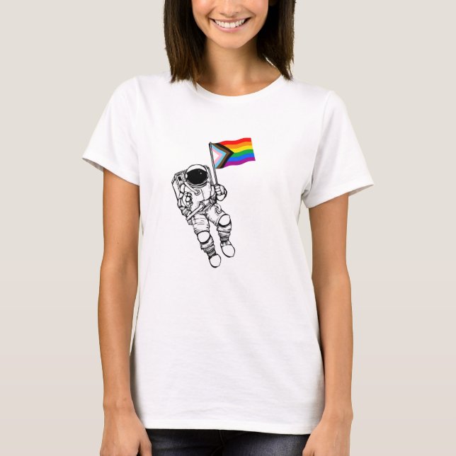 Progress Pride Moonman T-Shirt (Front)