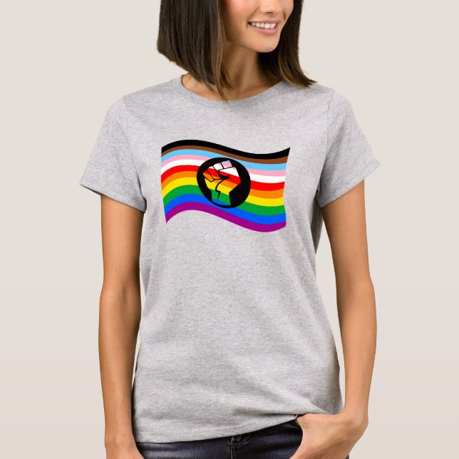 Progress Pride People of Colour T-Shirt (Front)