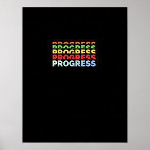 Progress – Small Steps Every Day Poster