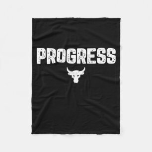 Progress Through Pain Fleece Blanket