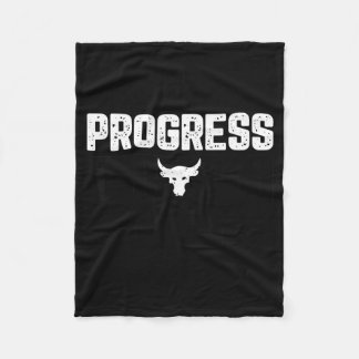 Progress Through Pain Fleece Blanket