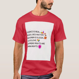 Progressive Art Science BLM LGBT Feminism T-Shirt