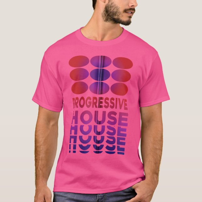 Progressive House Music Shirt Edm Disco Zip (Front)