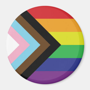 Progressive LGBTQIA Flag Magnet
