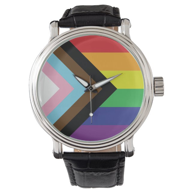 Progressive LGBTQIA Flag Watch (Front)
