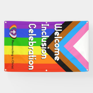 Progressive PRIDE Flag Banner - Vertical