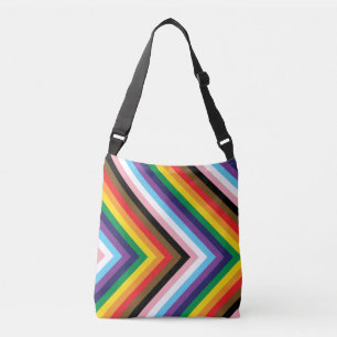 Progressive Pride Rainbow LGBTQ+ Crossbody Bag