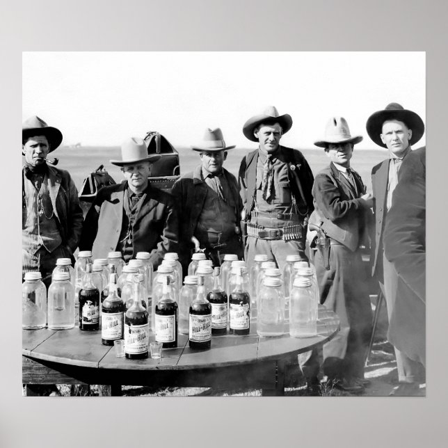 PROHIBITION CONFISCATION - TEXAS c. 1928 Poster (Front)