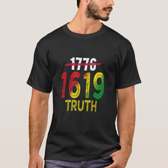 Project 1619 Our Ancestors Black History Month T-Shirt (Front)