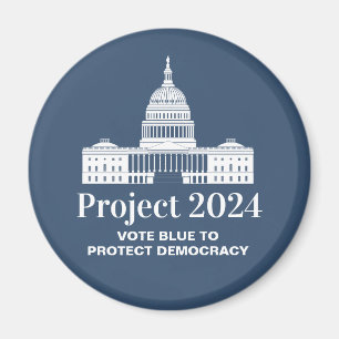 Project 2024 Vote for Democracy Magnet
